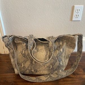 Snake Print Bag